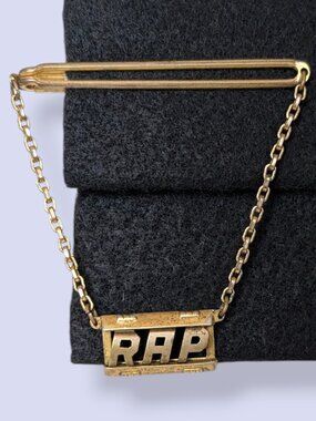 V. Swank Monogrammed "RAP" Tie Clip